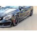 Накладки сплиттеры на пороги на Mercedes CLA C117 AMG 45